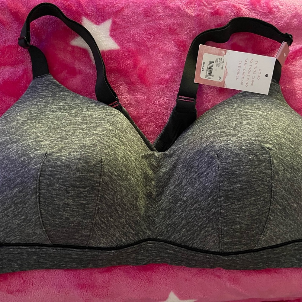 Cacique Comfort Lounge Lined No Wire Bra

New with tags - grey